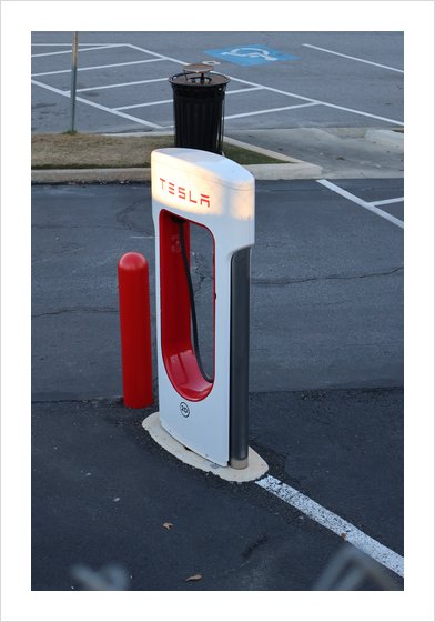 A Tesla V3 Supercharger post